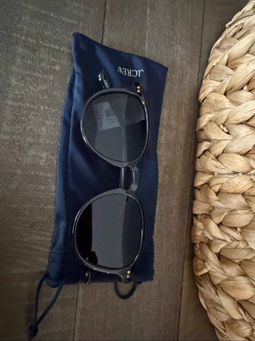 J. Crew Black Sunglasses with Dark Lenses